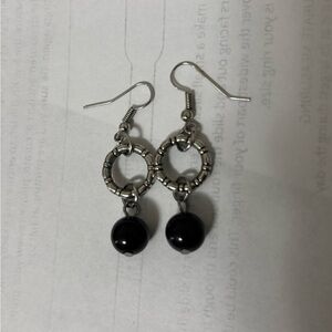 Black Dangle Earrings